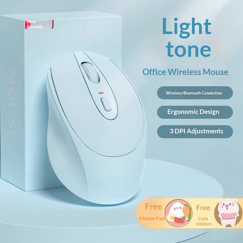 Souris Bluetooth sans fil Digitex compatible Lenovo, silencieuse, rechargeable, compacte et idéale pour le bureau (tablette, ordinateur portable, etc.)._voghion.com