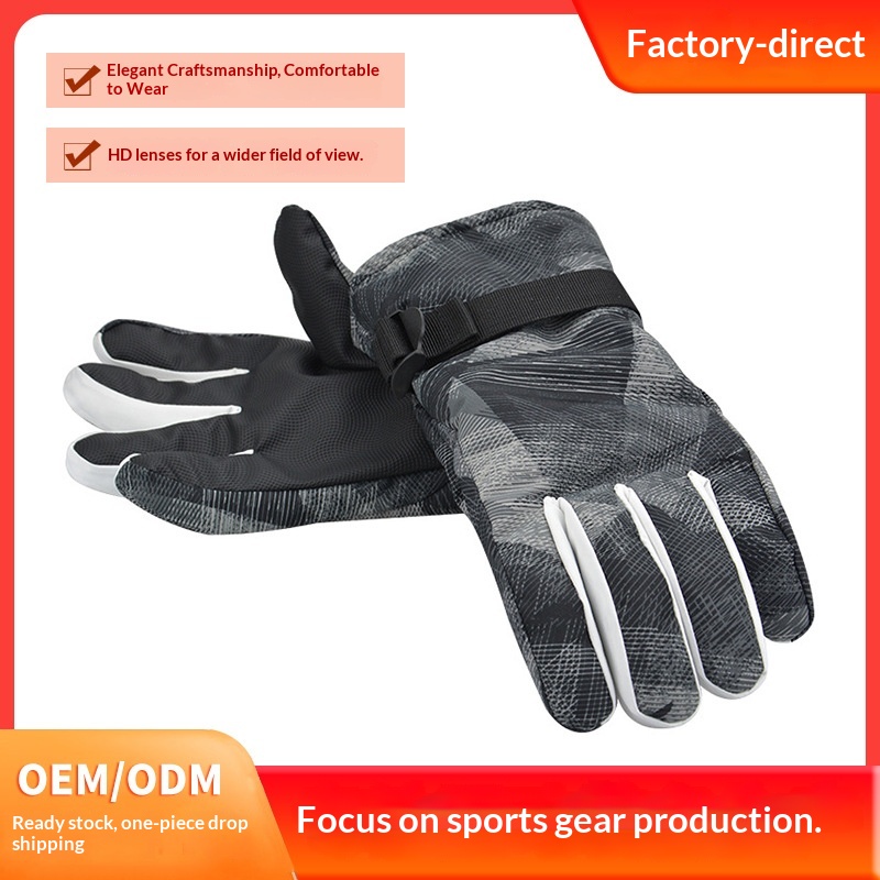 ragazzo Ragazzo Ragazzo Anlorr Inverno Nuovo Foderato in Pile Sci Alpinismo Ciclismo Antivento Resistente al Freddo Impermeabile Caldo Guanti Unisex_voghion.com