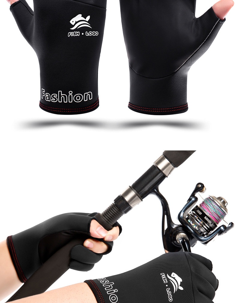 ragazzo Ragazzo Ragazzo 8920 Guanti da pesca a tre dita per uomo, invernali, caldi, antivento, antifreddo, impermeabili, con esche e mezze dita_voghion.com