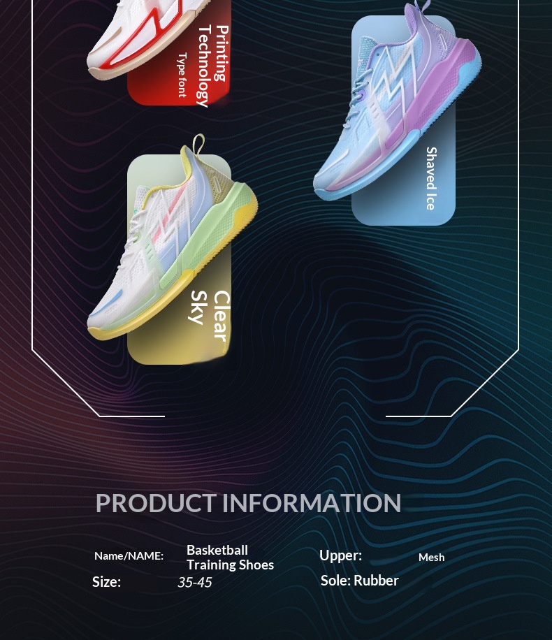 Tênis de basquete de cano baixo Zees Foreign Trade para o verão, unissex, com cabedal em mesh respirável e amortecimento de impacto._voghion.com