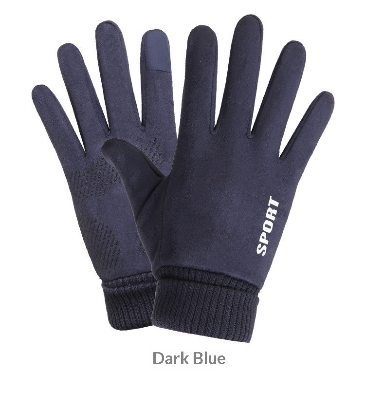 boy Boy Boy Warm Men Winter Suede Windproof Cold-Proof Touchscreen Fleece-Lined Thick Cycling Gloves For Women In Stock Cute_voghion.com