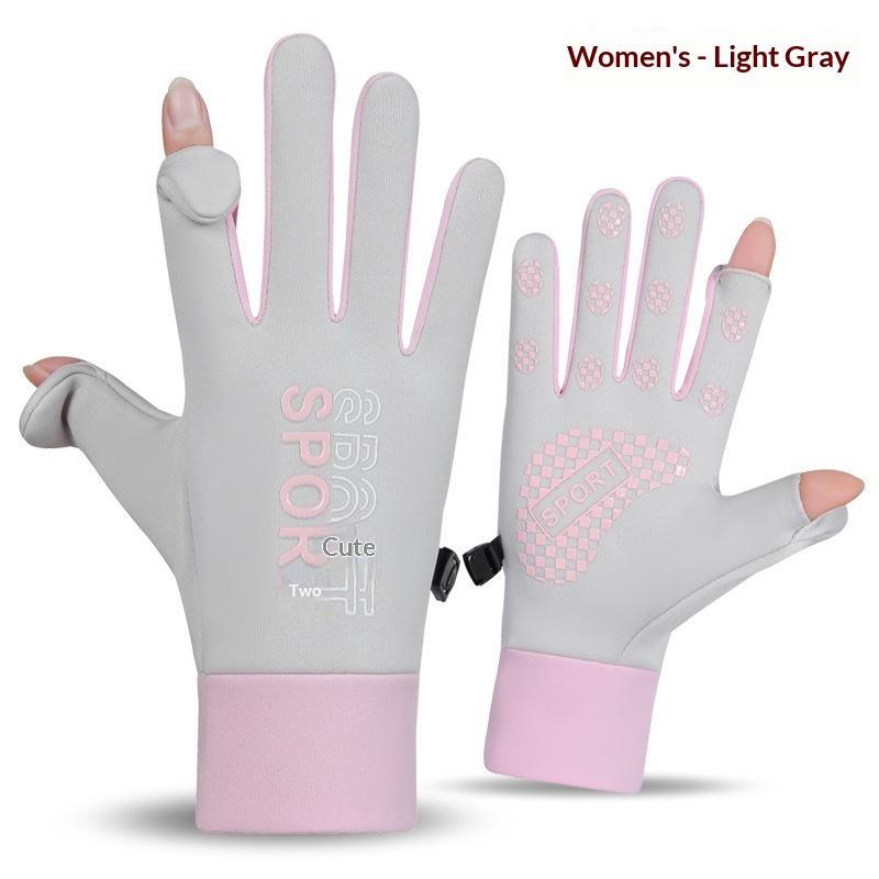 boy Boy Boy Cycling Adult Gloves Men And Women Fleece Lined Warm Windproof Waterproof Fingerless Touchscreen Autumn Winter Outdoor_voghion.com