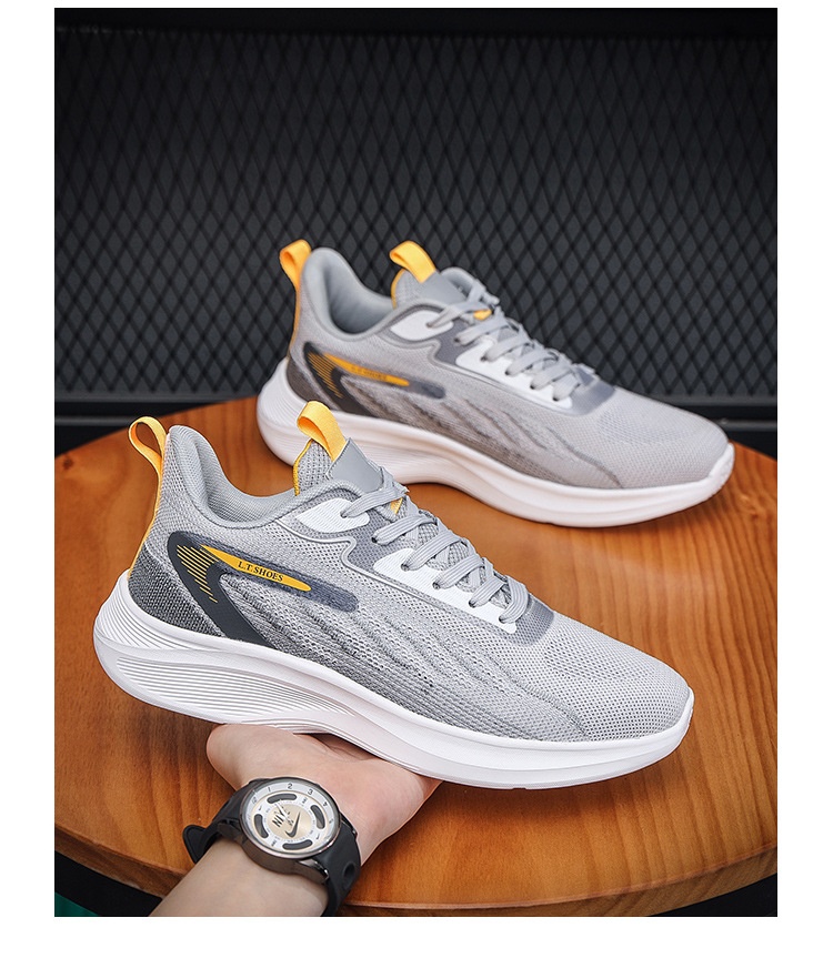 Zees Otoño Invierno Talla Grande 50 Running Deportes Hombres Comercio Exterior Rebote Fitness Absorción de Impactos Zapatos Casuales Jinjiang_voghion.com