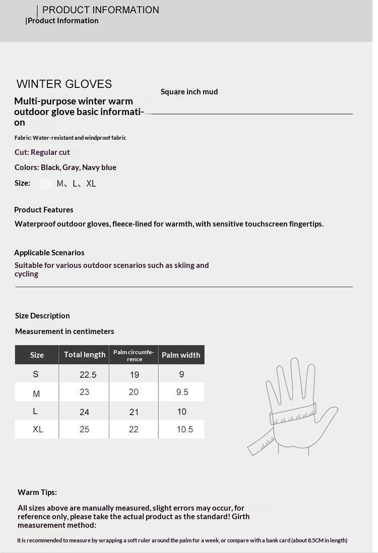 Guanti da ciclismo invernali da uomo, touchscreen, caldi, in pile, antivento, per sci, equitazione, all'aperto, fornitura di fabbrica_voghion.com