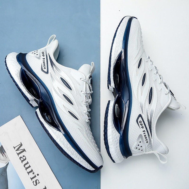 Zees Summer Sneakers 2023 New Breathable Ice Silk Mesh Running Popcorn Men's Fashion Versatile Couple Casual Shoes_voghion.com