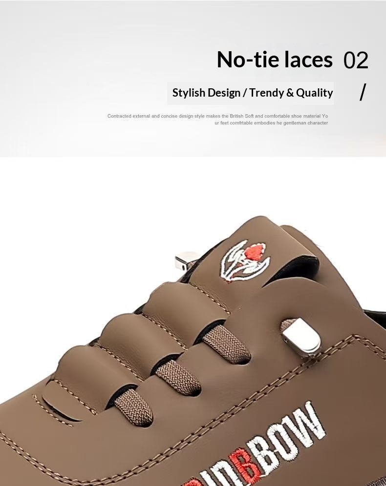 Voyage Voyage Men's Leather British Style Breathable Soft Sole Casual Flat Slip-On Lazy Shoes Trendy Loafers_voghion.com