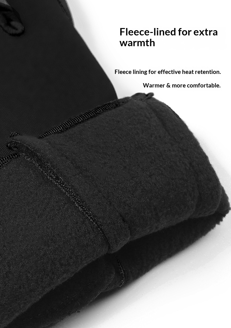 boy Boy Boy Winter Cycling For Delivery, Fishing, Water-Resistant, Outdoor Windproof, Touchscreen, Men's Thermal, Fleece-Lined,_voghion.com