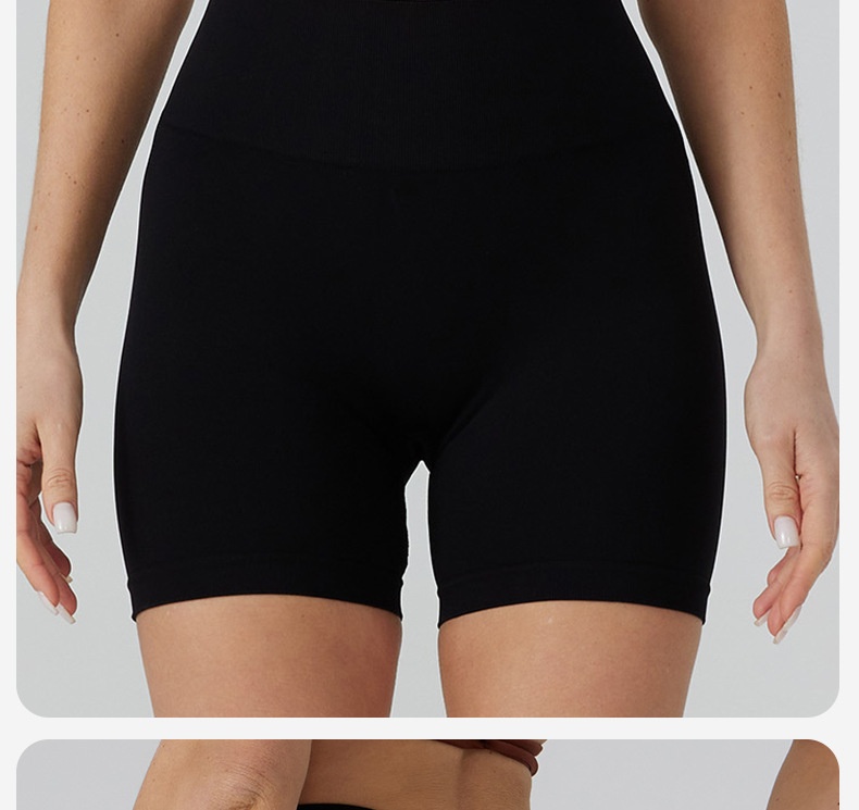 Pantalon de sport respirant et respirant pour femme, séchage rapide, idéal pour le cyclisme et le yoga. Short trois-quarts effet fesses de pêche._voghion.com