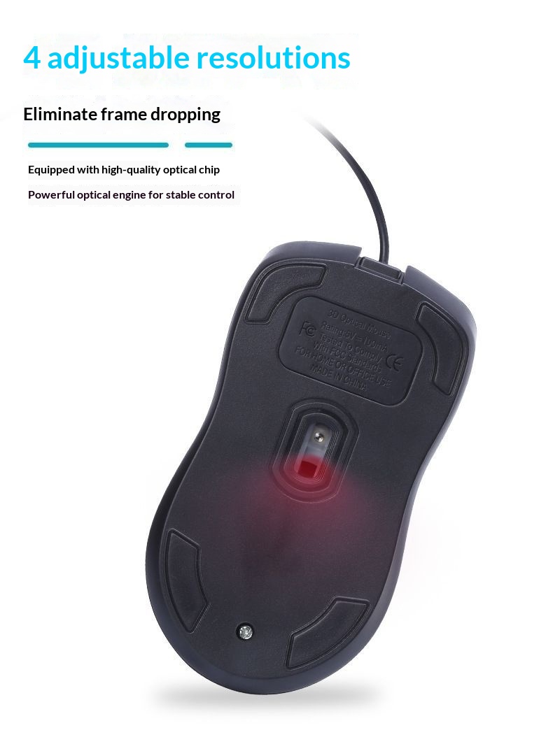 Digitex Digitex Business Office Gaming Home Laptop Desktop Computer Universal Original Wired Mouse_voghion.com