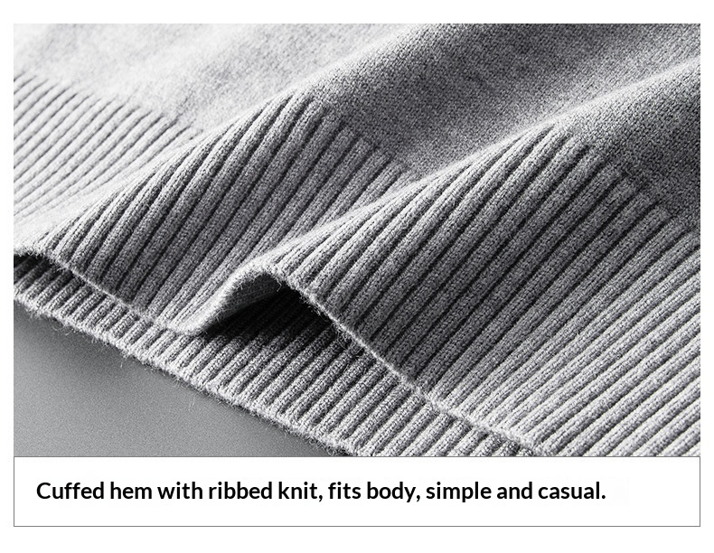 boy Boy Boy Boy Half Turtleneck Sweater For Men, Autumn And Winter, Regular Thickened Base Shirt, Warm Knitted Wool Sweater, 2024 New_voghion.com