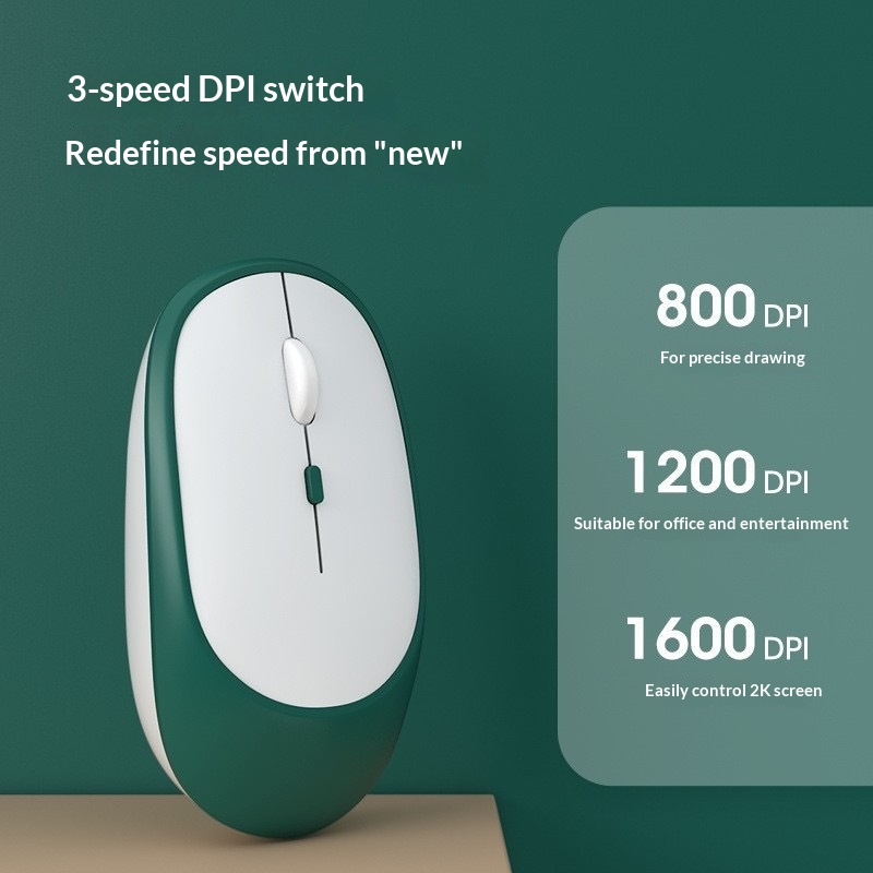 Digitex Digitex 2.4G Wireless Charging Dual-Mode Bluetooth Mini Portable Office Silent Mouse Universal For Mobile Phone And Tablet_voghion.com