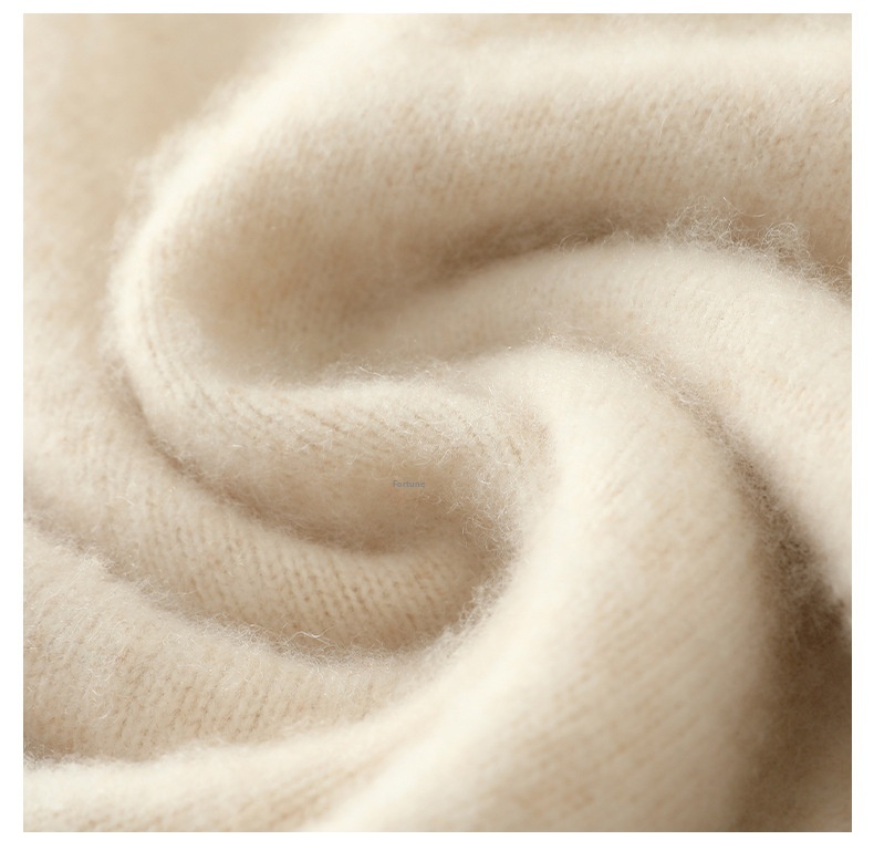 boy Boy Boy Boy Men's Half Turtleneck 100% Wool Thickened Autumn Winter New Business Casual Loose Long Sleeve Knitted Sweater_voghion.com