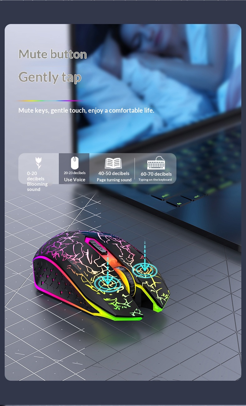 Digitex Digitex Wirlss Mous Charging Modl Silnt Blutooth 2.4g Offic Luminous Gaming E-sports Laptop Accssoris In Stock_voghion.com