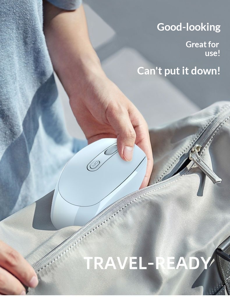 Digitex Digitex Digitex New Wireless Mouse Silent Rechargeable Laptop Desktop Computer Business Office Gaming Universal Model_voghion.com