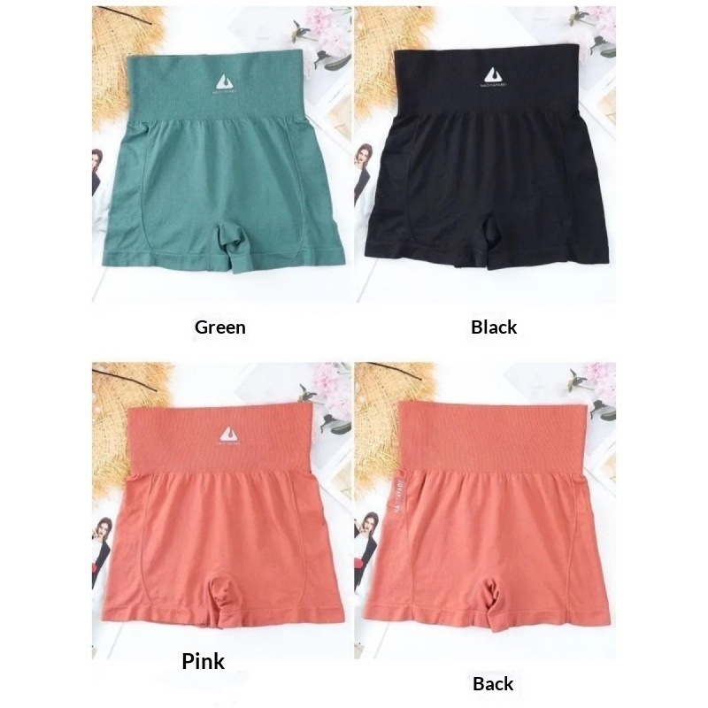 High Waist Tummy Control Butt Lift Yoga Warm-up Fitness Peach Hip Quick-Dry Women's Sports Shorts_voghion.com