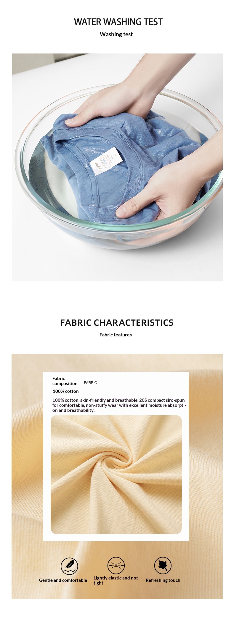 ChicShe 230g Simple Inner Layer Base Shirt Women, Autumn Long Sleeve Pure Cotton Regular Shoulder T-Shirt For Men, Round Neck_voghion.com