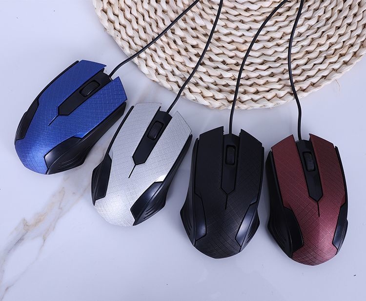 Mouse ottico leggero portatile Digitex Digitex Rui'er Gaming/Office con superficie a griglia cablata e texture opaca_voghion.com