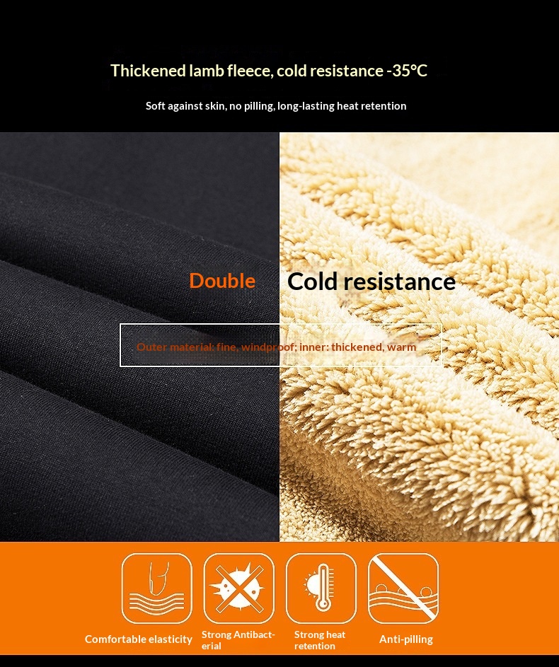 Pantaloni sportivi lunghi casual larghi in lana di agnello da uomo, invernali, tinta unita, taglie forti, primavera, autunno, caldi_voghion.com