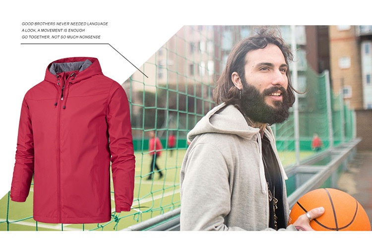 Veste homme/femme coupe-vent imperméable quatre saisons pour la randonnée, printemps/automne, une seule couche_voghion.com