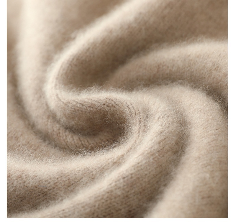 boy Boy Boy Boy Men's Half Turtleneck 100% Wool Thickened Autumn Winter New Business Casual Loose Long Sleeve Knitted Sweater_voghion.com