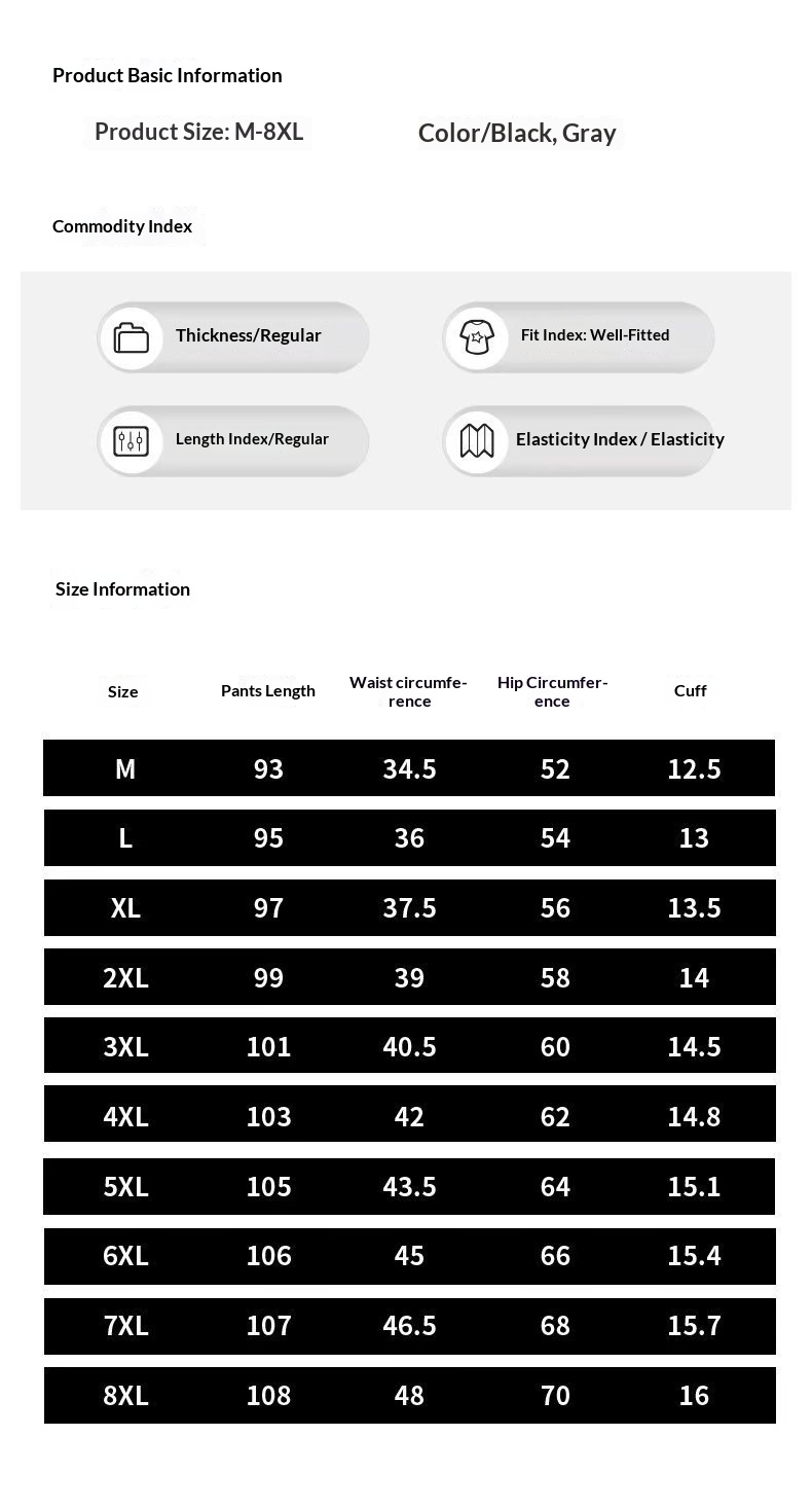 Pantalon de survêtement long et chaud pour homme, idéal pour l'automne et l'hiver. Taille L._voghion.com