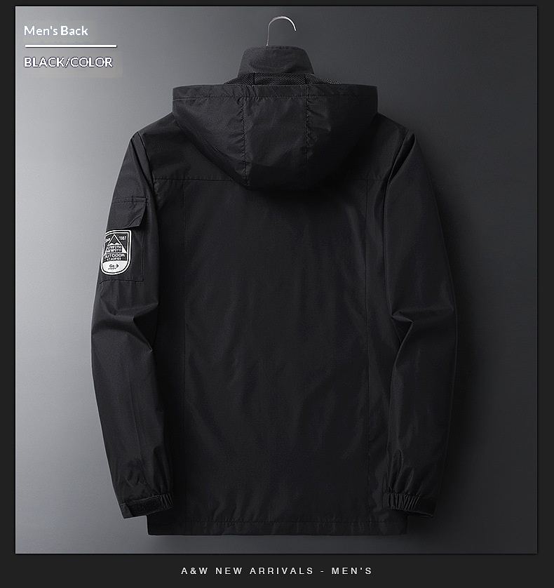 Veste de travail pour couple, printemps-automne, vêtements de sport de plein air, grande taille, fine, pour homme, idéale pour le cyclisme, les voyages et la randonnée._voghion.com