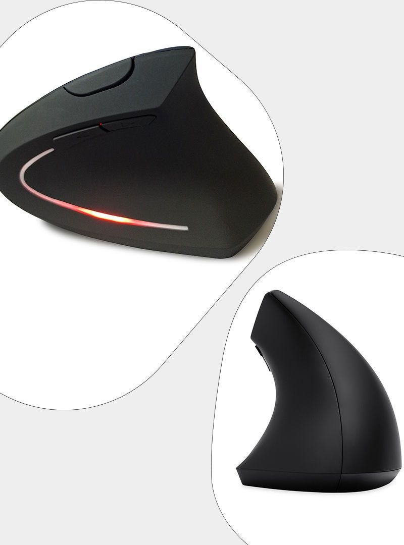 Digitex Digitex 5th Generation Silent 2.4G Wireless Vertical Ergonomic Suitable For Large Hands Wired Model Upright Right-Handed Mouse_voghion.com