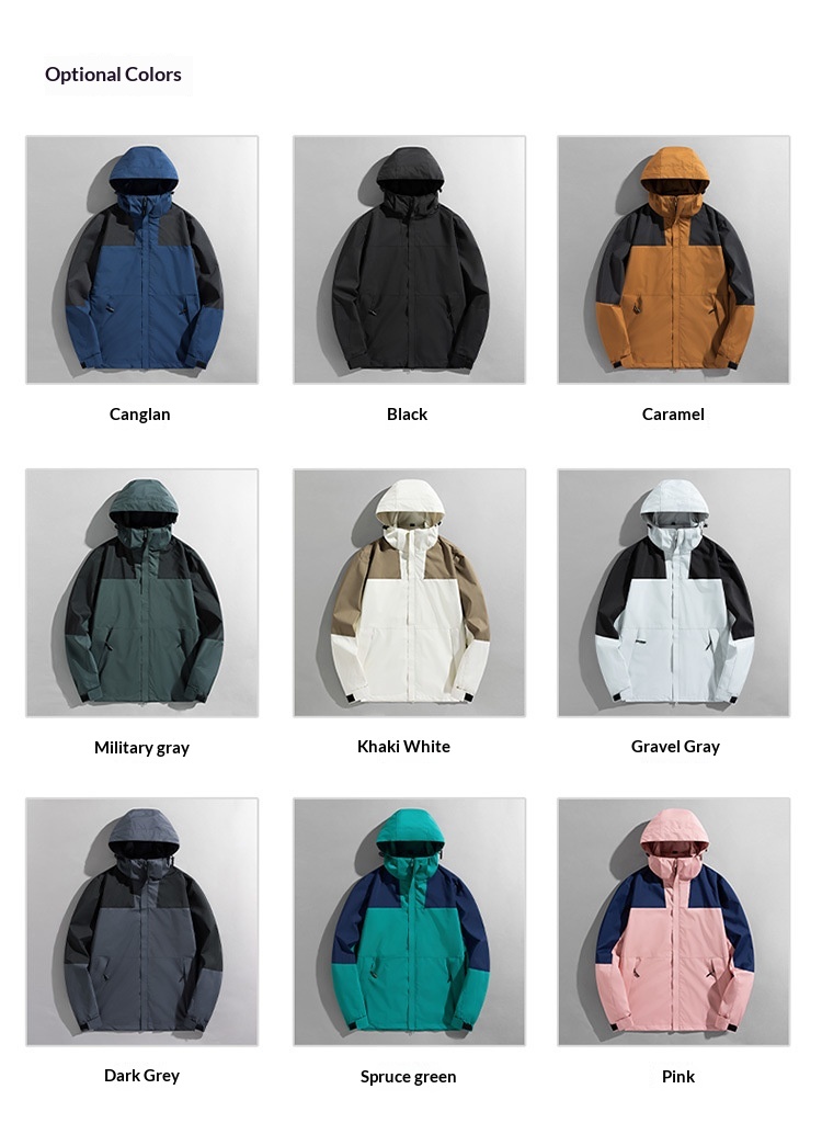 ragazzo Ragazzo Produttore North Face Primavera e Autunno Sottile Esterno Monostrato Coppia Uomo Antivento Impermeabile Cappotto Donna_voghion.com