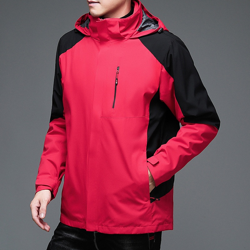 boy Boy 2025 New Detachable Outdoor Thickened Men's Jacket Three-in-One Coat_voghion.com
