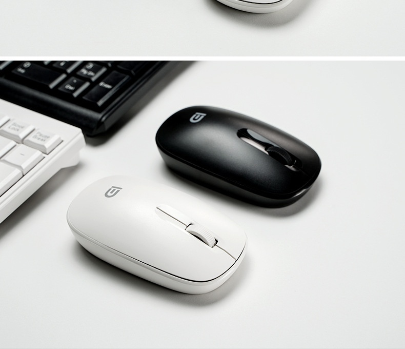 Digitex Digitex Digitex Fude E311 Desktop Computer Laptop Power-saving Portable Office 2.4 Black And White Wireless Mouse_voghion.com