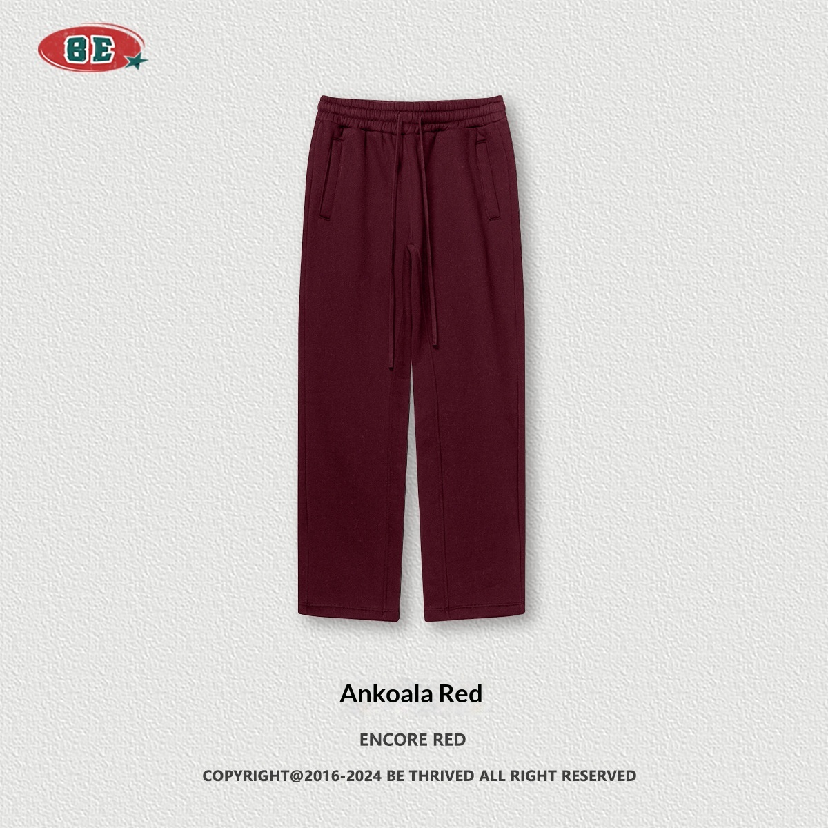 boy BE Men's Clothing | 2025 Autumn Winter Youth Solid Color Loose Sweatpants Fleece Lined Thickened Straight Pants Casual_voghion.com