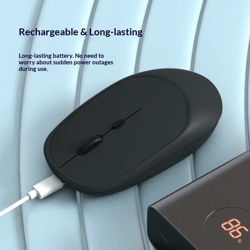 Digitex Digitex 2.4G Wireless Charging Dual-Mode Bluetooth Mini Portable Office Silent Mouse Universal For Mobile Phone And Tablet_voghion.com