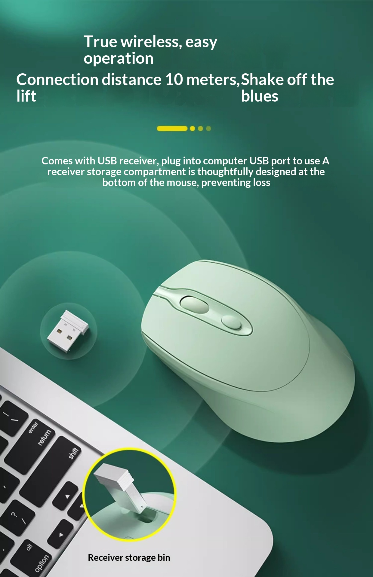 Digitex Digitex Suitable For Laptop Silent Bluetooth Rechargeable Mouse Office Wireless Dual Mode_voghion.com
