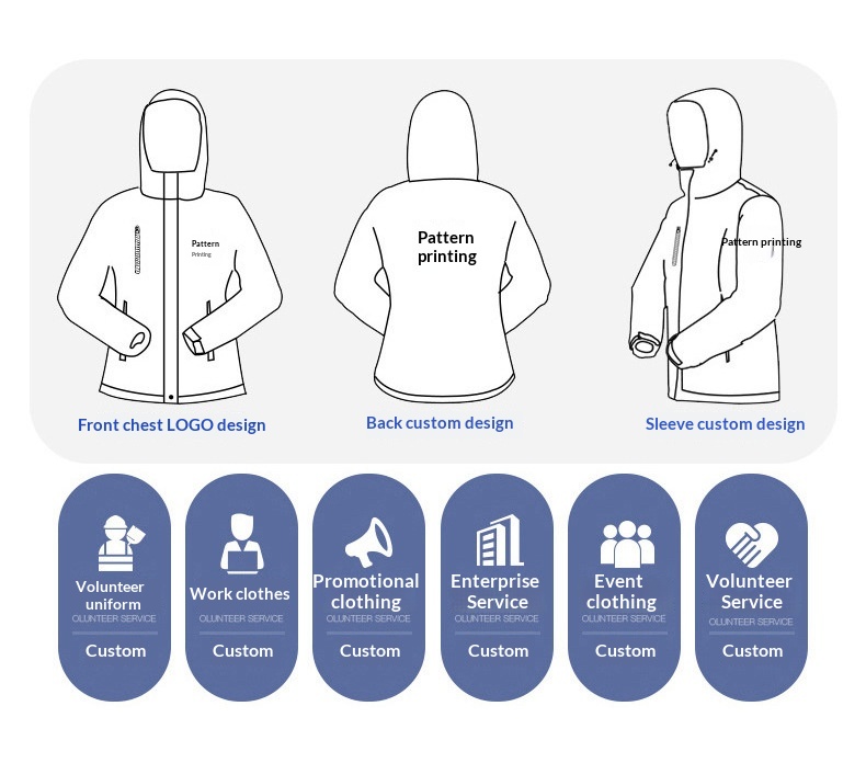 Unisex-Wanderjacke für Jungen, wind- und wasserdicht, 3-in-1, abnehmbare wasserabweisende Kapuze, Softshell-Funktion, ideal für Herbst und Winter_voghion.com