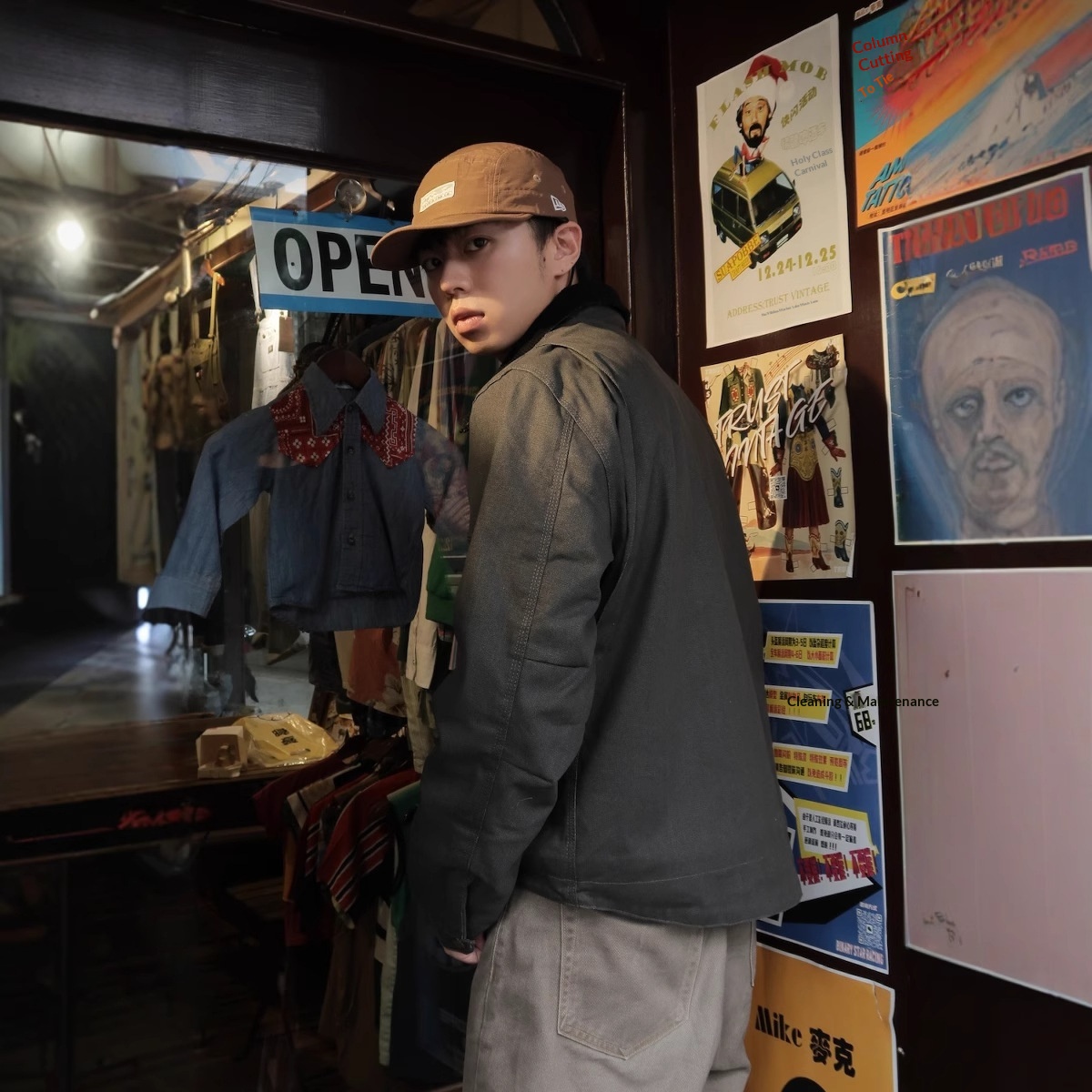 boy Autumn Winter Vibefan Motorcycle Mountain Series Michigan Thick Handsome Casual Japanese Detroit Jacket Coat M And_voghion.com