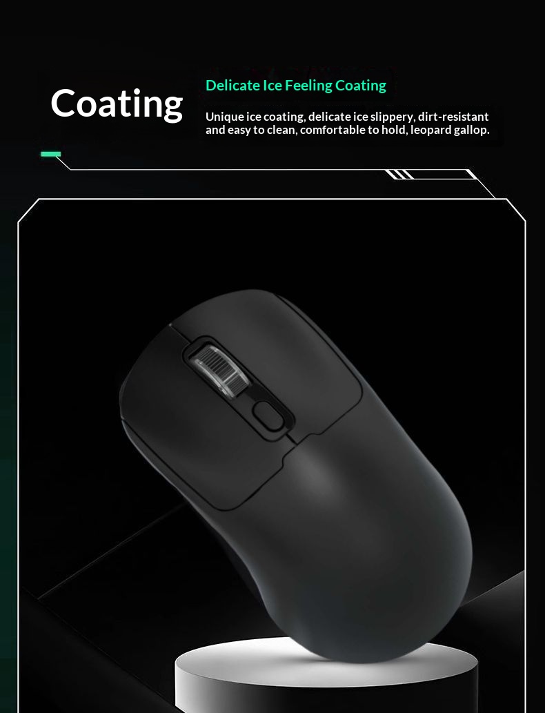 Digitex Digitex 2.4G Dual-Mode Wireless Mouse Business Office Use, Preferred For Financial Operations, Portable Rechargeable, Factory_voghion.com