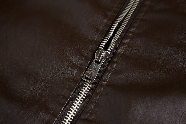 Manteau d'automne et d'hiver pour garçon, doublé polaire, en PU, grande taille, style européen-américain, en cuir._voghion.com