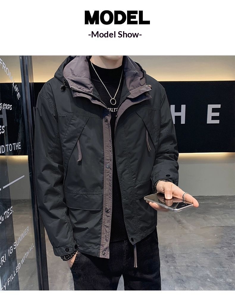 Boy Herrenjacke Frühjahr/Herbst 2025: Trendige Marke mit Kapuze, Windbreaker, Freizeit- und Arbeitskleidung_voghion.com