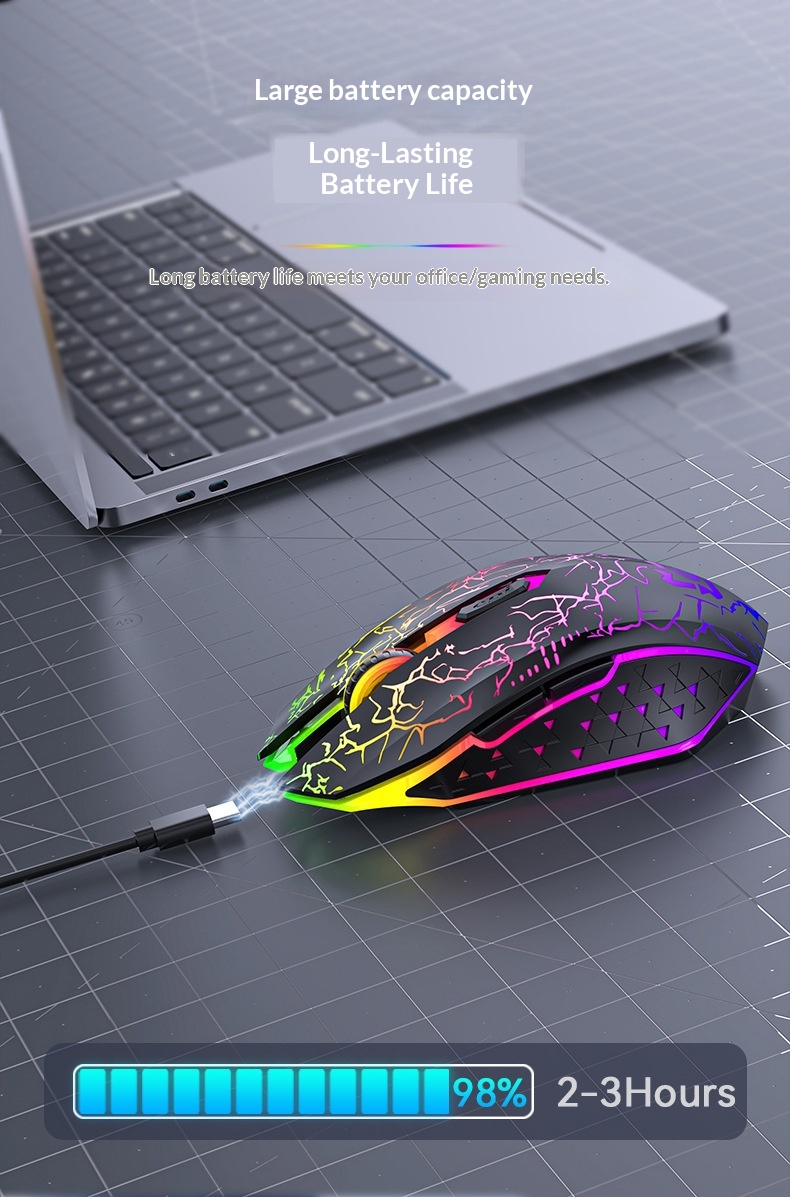 Digitex Digitex Wirlss Mous Charging Modl Silnt Blutooth 2.4g Offic Luminous Gaming E-sports Laptop Accssoris In Stock_voghion.com