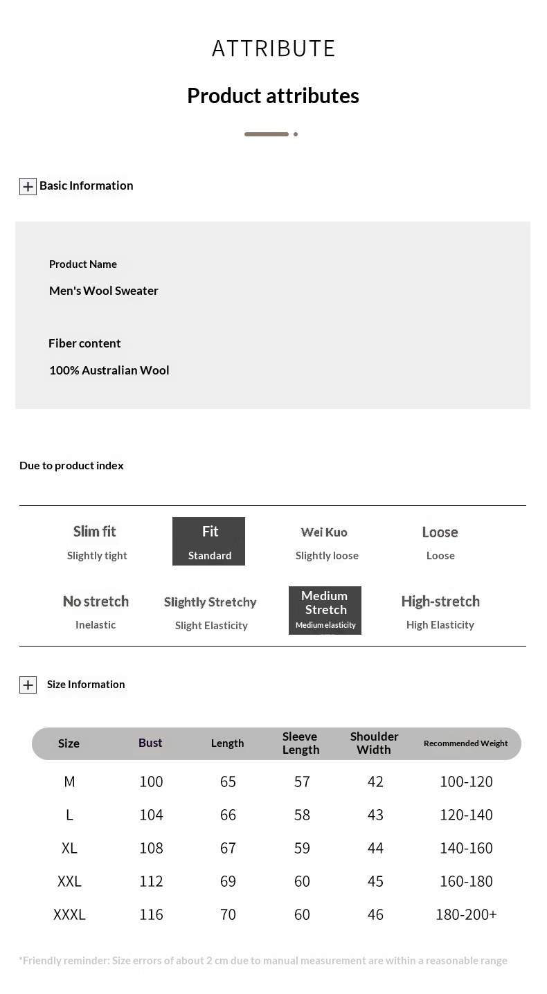 boy Boy Boy Boy Men's Half Turtleneck 100% Wool Thickened Autumn Winter New Business Casual Loose Long Sleeve Knitted Sweater_voghion.com