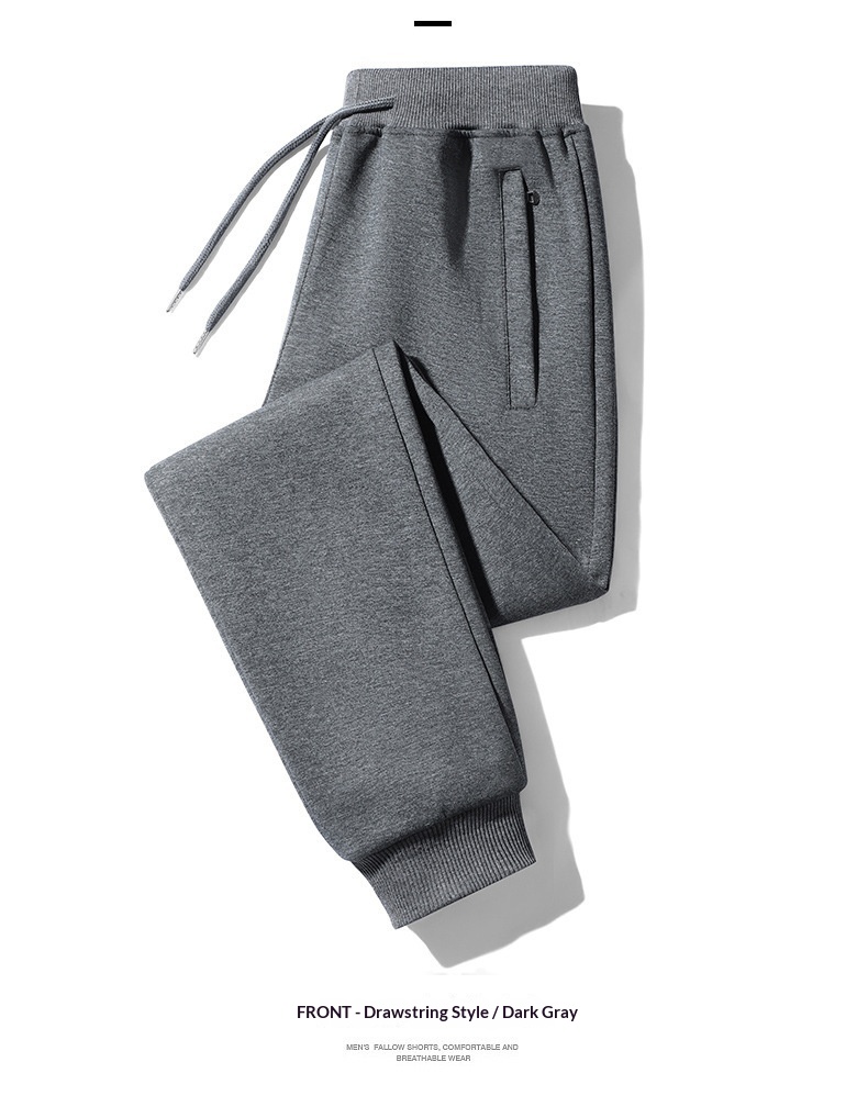 Pantaloni lunghi da jogging da uomo, larghi e dritti, in puro cotone, casual, taglie forti, primavera estate, nuovi_voghion.com