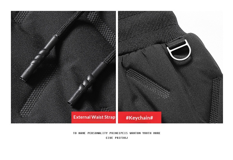 Pantalon en coton ultrasonique pour homme, doublé polaire automne-hiver, chaud, coupe-vent, imperméable, épais, coupe droite._voghion.com