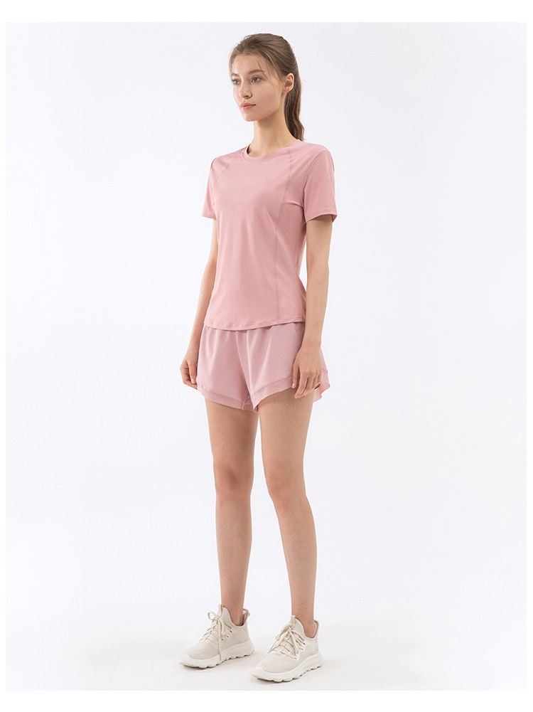 Ningbo Big Tree Anti-Exposure Sports Shorts For Women, Summer Loose Running Fitness Pants, Casual High-Waist Tummy_voghion.com