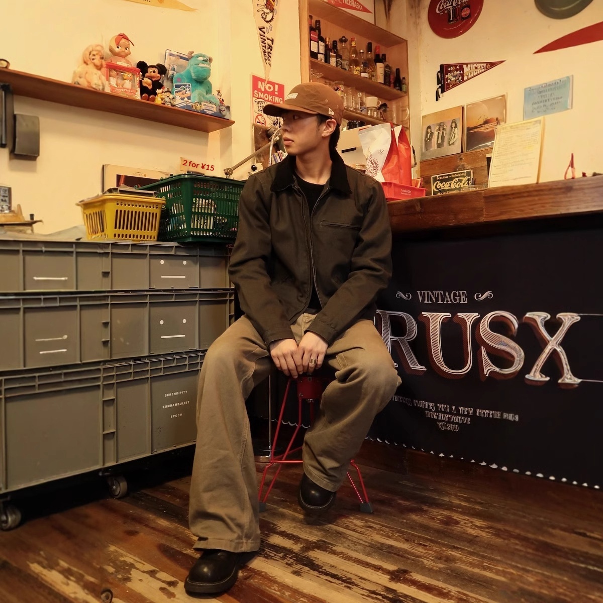 boy Autumn Winter Vibefan Motorcycle Mountain Series Michigan Thick Handsome Casual Japanese Detroit Jacket Coat M And_voghion.com