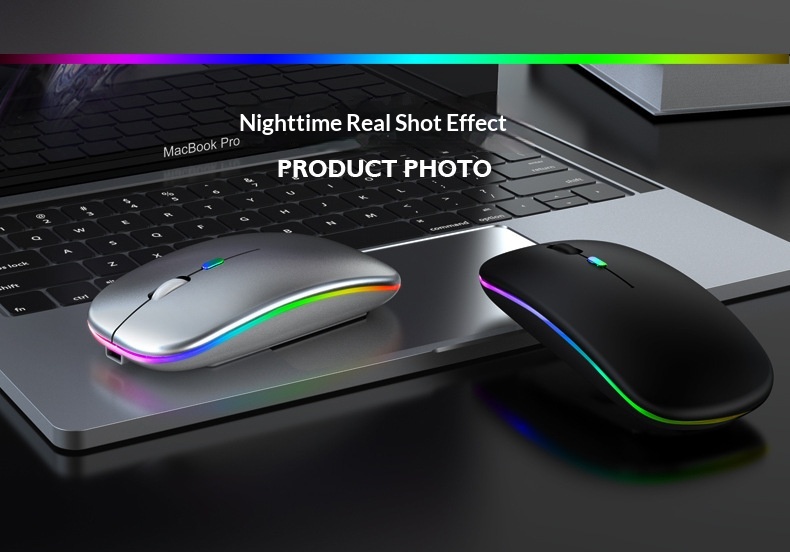 Digitex Digitex Mouse luminoso a tre modalità per ufficio domestico Bluetooth per laptop wireless ricaricabile transfrontaliero all'ingrosso_voghion.com