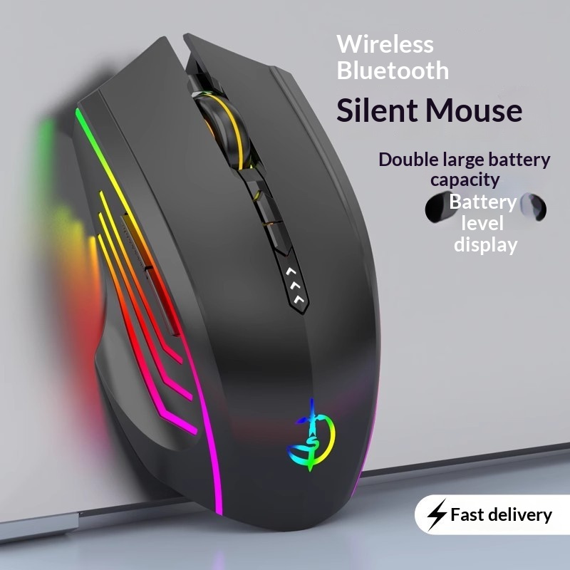 Digitex Digitex Juggernaut Clan 2.4G Bluetooth Mouse With Power Display Type-C Charging Computer Office Wireless Dual Mode_voghion.com