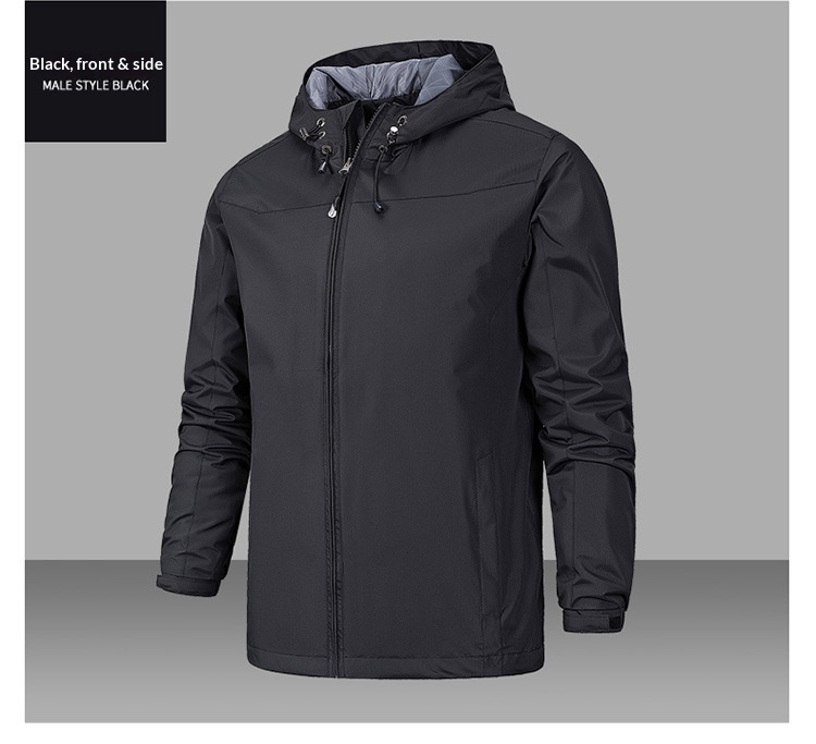 Veste homme/femme coupe-vent imperméable quatre saisons pour la randonnée, printemps/automne, une seule couche_voghion.com
