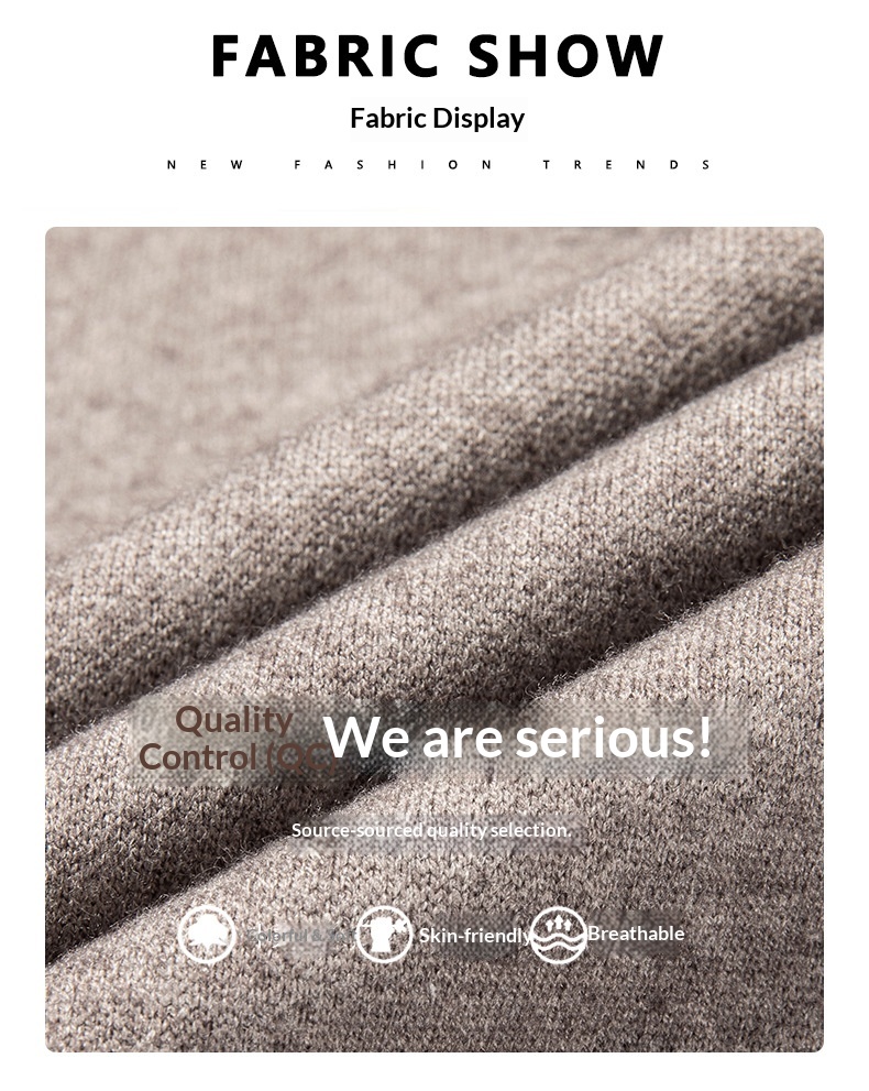 boy Boy Boy Boy 2025 Autumn Winter New Men's Wool Fashion Casual Zipper Half Turtleneck Solid Color Thickened Pullover Sweater For Men_voghion.com