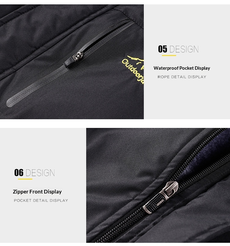 Veste softshell chaude et épaisse doublée polaire pour homme, taille L, idéale pour l'hiver et l'alpinisme._voghion.com