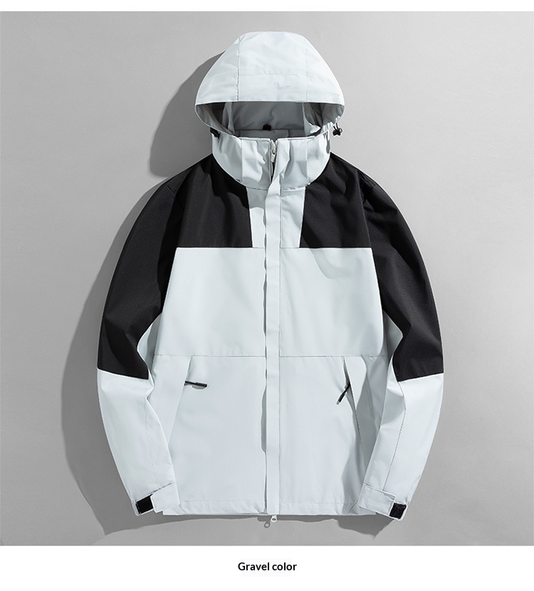 ragazzo Ragazzo Produttore North Face Primavera e Autunno Sottile Esterno Monostrato Coppia Uomo Antivento Impermeabile Cappotto Donna_voghion.com